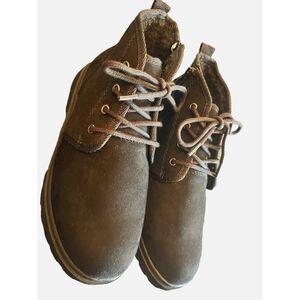 Cat & Jack Black Lace Up Boots‎ Youth Size 2